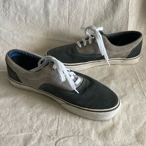 Vans Dark and Light Gray Suede Shoes Size M US 10